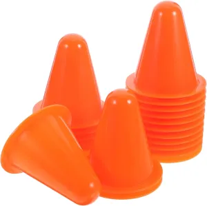 20pcs Skating Marker Cones Plastic Agility Training Cones for Outdoor Roller Skating Smooth Colors Easy to Carry for Skill Improvement