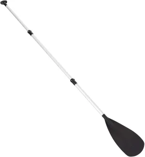 Adjustable Surf & SUP Paddle 3-Piece Aluminum Alloy Stand Up Paddleboard Paddle Black