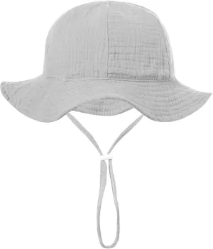 Baby Sun Hat Toddler Infant Cap Kid Beach Hats Swimsuit with UPF 50  Protective Sunscreen Newborn Bucket Hat for Boys Girls