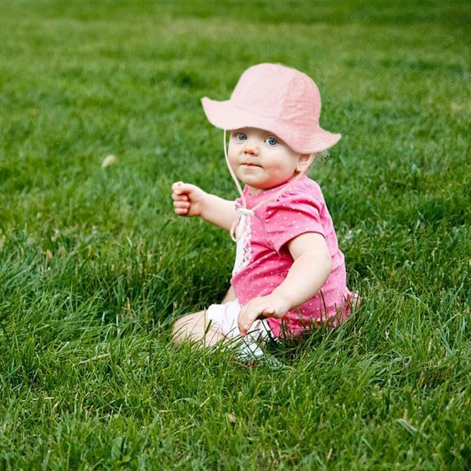 Baby Sun Hat Toddler Infant Cap Kid Beach Hats Swimsuit with UPF 50  Protective Sunscreen Newborn Bucket Hat for Boys Girls