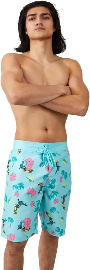 Batman Surfing Men's Blue Board Swim Shorts