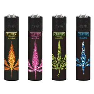 Clipper Lighters - Fire Leaves