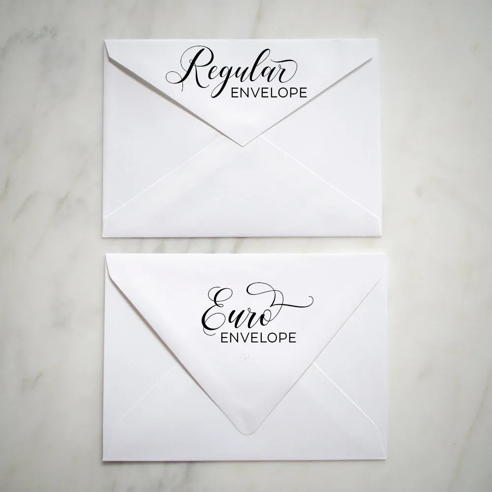 Custom Watercolor Letterpress Wedding Invitation Suite