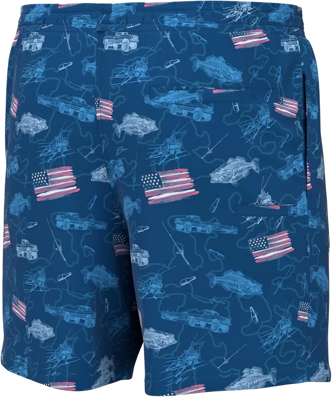 HUK Pursuit Volley Pattern, Quick-Dry Shorts for Men