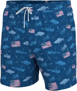 HUK Pursuit Volley Pattern, Quick-Dry Shorts for Men