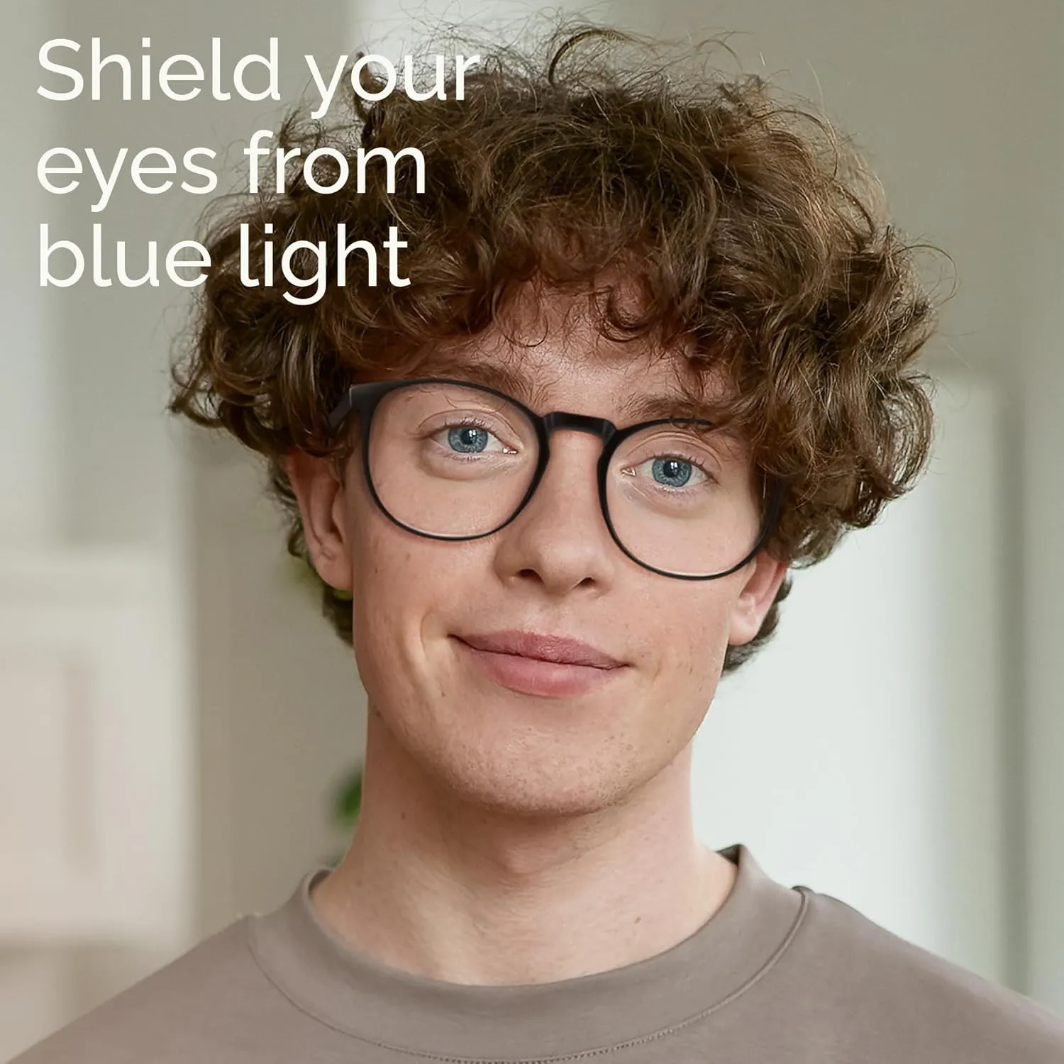 IBOANN Iconic Blue Light Glasses for Woman - Computer Glasses 99% Blue Light Blocking - Anti Eyestrain & UV Glare Protection