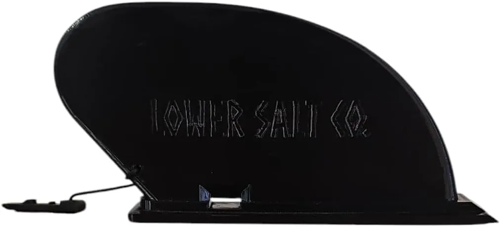 Lower Salt Co. Paddle Board River Flex Fin, Bends When Needed to Absorb Shock, for Most SUPs with Slide-in Style Fin Boxes, Unbreakable Replacement SUP River Fin