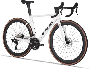 SAVADECK Carbon Fiber Road Bike, Hydraulic Oil Disc Bike with Carbon Fiber Frame and Wheelset, Lightweight Full Carbon Racing Bicycle with Shimano R7120 24S Shift Set for Adults