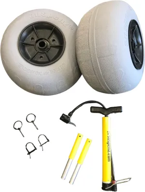 Suspenz Kayak Cart Balloon Sand Wheel Conversion Kit