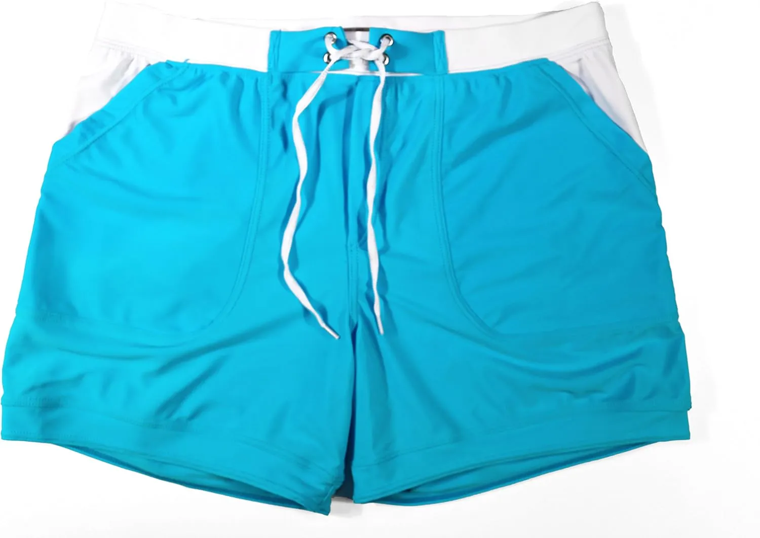 Taddlee Men Swimwear Swimsuits Solid Basic Long Swim Boxer Trunks Board Shorts