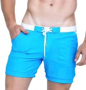 Taddlee Men Swimwear Swimsuits Solid Basic Long Swim Boxer Trunks Board Shorts
