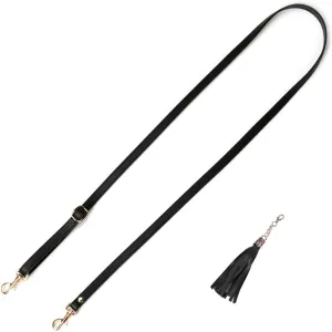 VanEnjoy Adjustable Genuine Leather Crossbody Straps Replacement - Width 1/2, Length 25-51