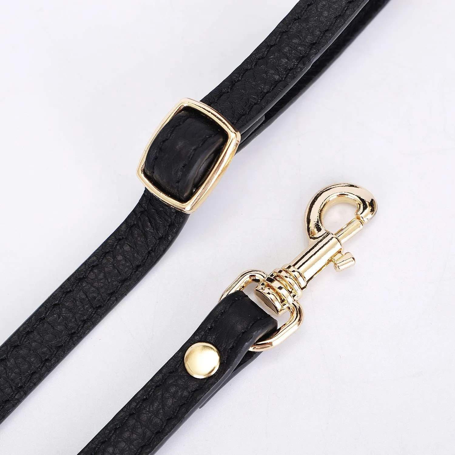 VanEnjoy Adjustable Genuine Leather Crossbody Straps Replacement - Width 1/2, Length 25-51