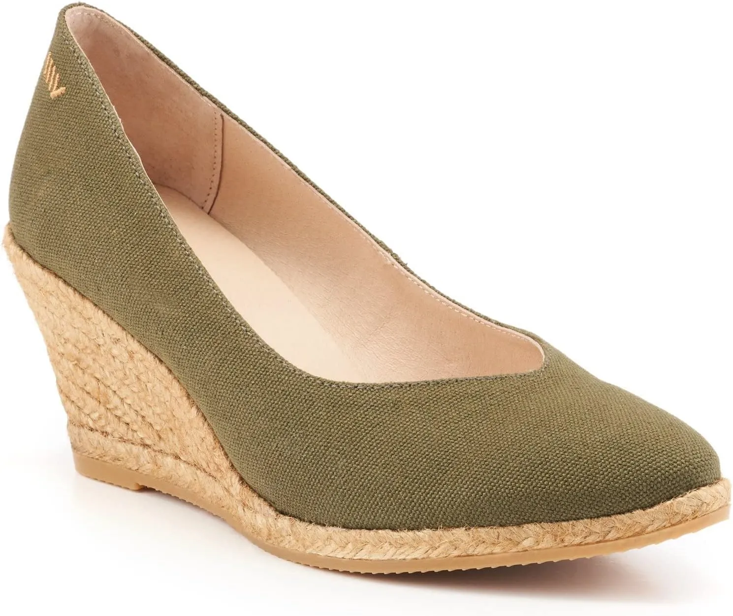 VISCATA Roses Espadrille Canvas Wedges Spain Handmade 2  Heel Woman Wedge Pumps with Organic Cotton Canvas and 100% Natural Jute Midsole for All Occasions: Casual, Work, Party